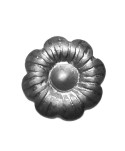 17-RF Roseta pequeña de forja para mobiliario