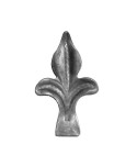 9-HF Hoja forjada con forma de flor de lis