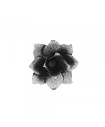 20-HF Rosa de chapa para lámparas y adornos