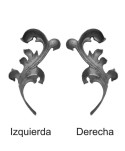 26-HF Hojas decorativas en hierro forjado