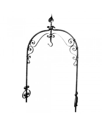 1-VF Arco para brocal de pozo en hierro forjado