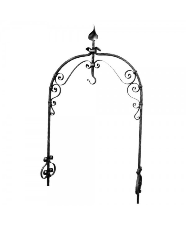 1-VF Arco para brocal de pozo en hierro forjado