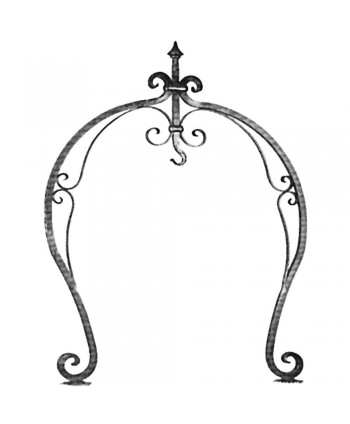 3-VF Arco para pozo de forja artística