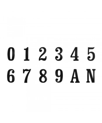 4-VF Número de forja estilo clásico para puerta de calle