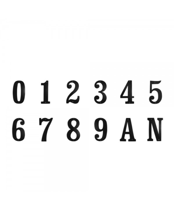 4-VF Número de forja estilo clásico para puerta de calle