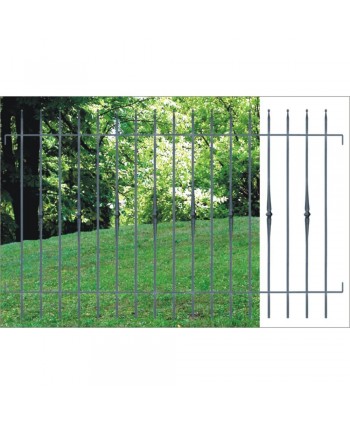 VP-3 Verja prefabricada con barrotes de forja