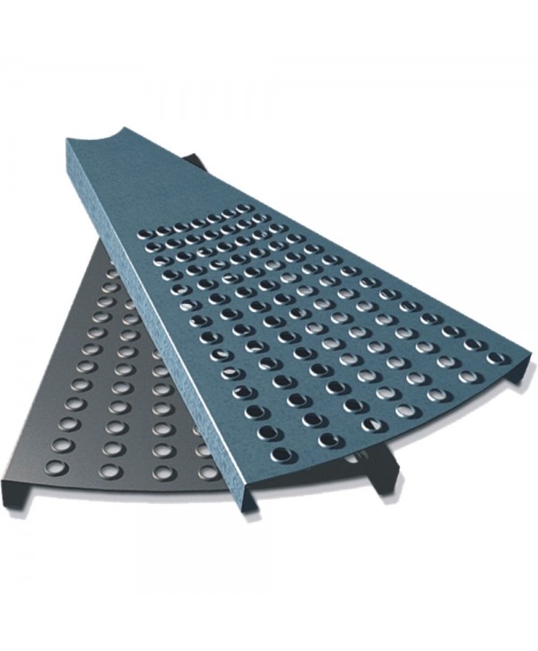 1-CHP Peldaño escalera caracol en chapa perforada