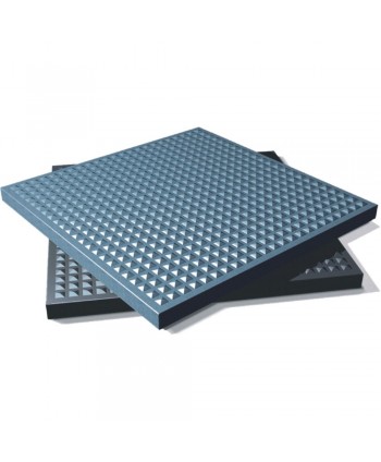 8-CHP Meseta de chapa repujada para escaleras