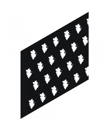 15-CHP-B Chapa con racimos recortados para barandillas