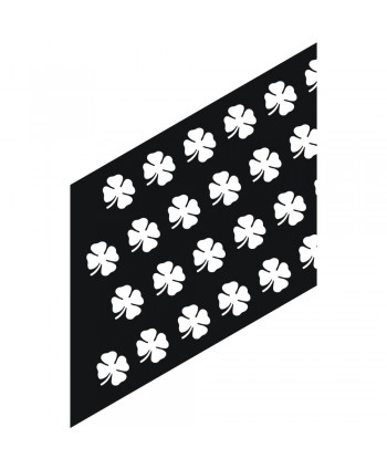 17-CHP-B Chapa para barandas con dibujos de tréboles