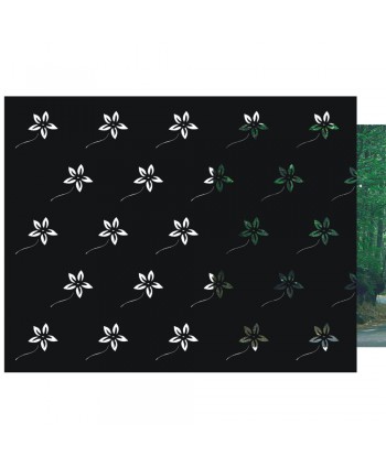 18-CHP Chapa de hierro con dibujo de flores