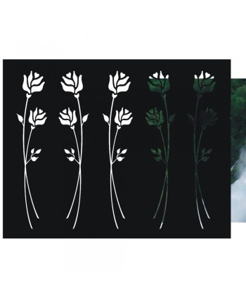 19-CHP Chapa con rosas recortadas para cancelas