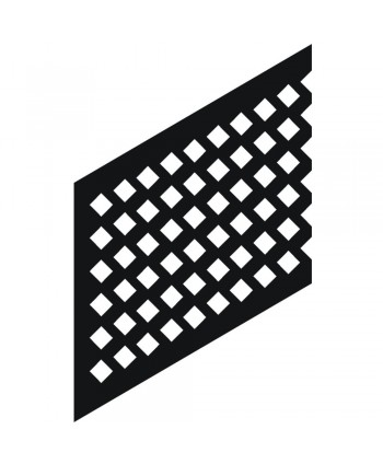 21-CHP-B Chapa con cuadrados para barandillas