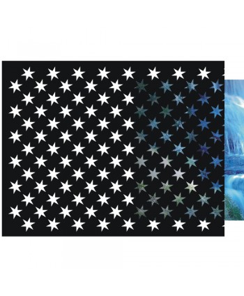 23-CHP Chapa decorativa con estrellas para verjas