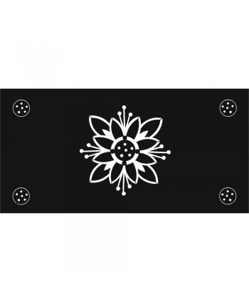 27-CHP Chapa con flores para verjas, cancelas y balcones