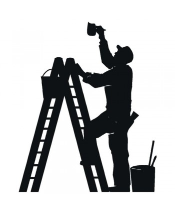 36-CHP Dibujo de pintor en chapa