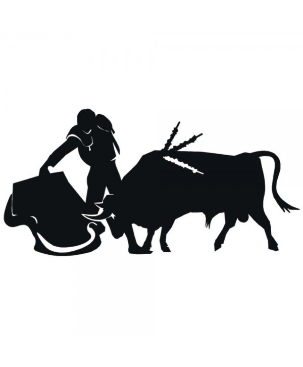 39-CHP Dibujo de chapa de torero