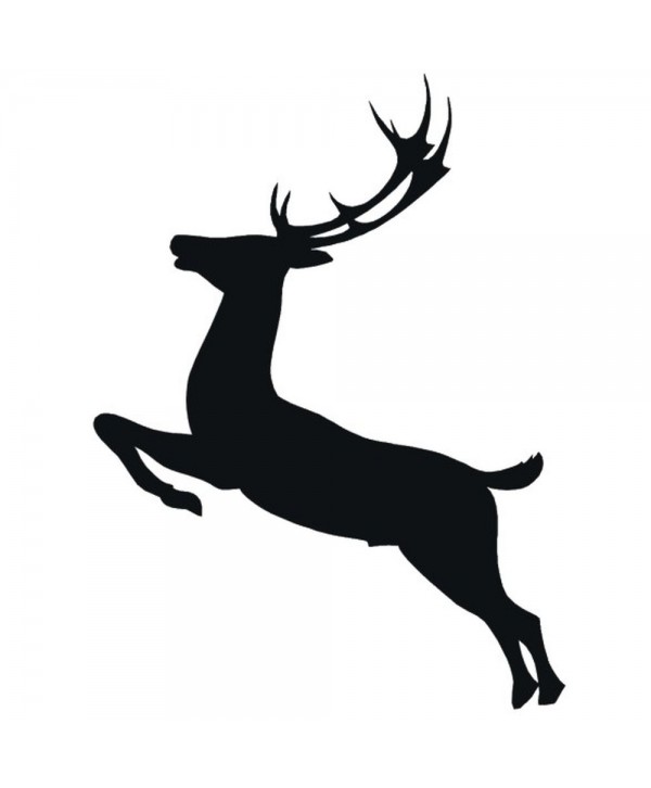 44-CHP Silueta de gamo en chapa