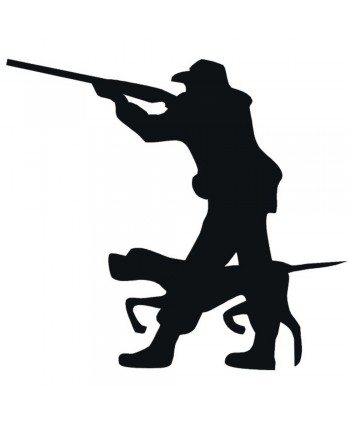 45-CHP Dibujo de cazador chapa