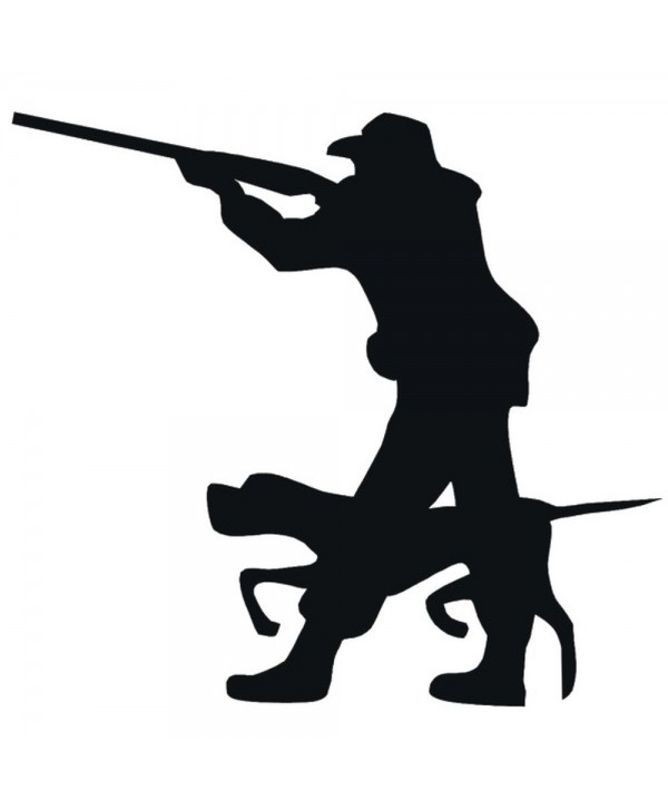 45-CHP Dibujo de cazador chapa