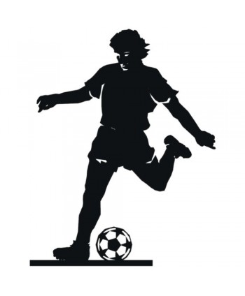 54-CHP Futbolista con balon de chapa