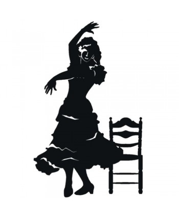 55-CHP Silueta de sevillana de hierro