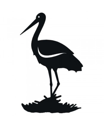 60-CHP Chapa de cigüeña para decorar