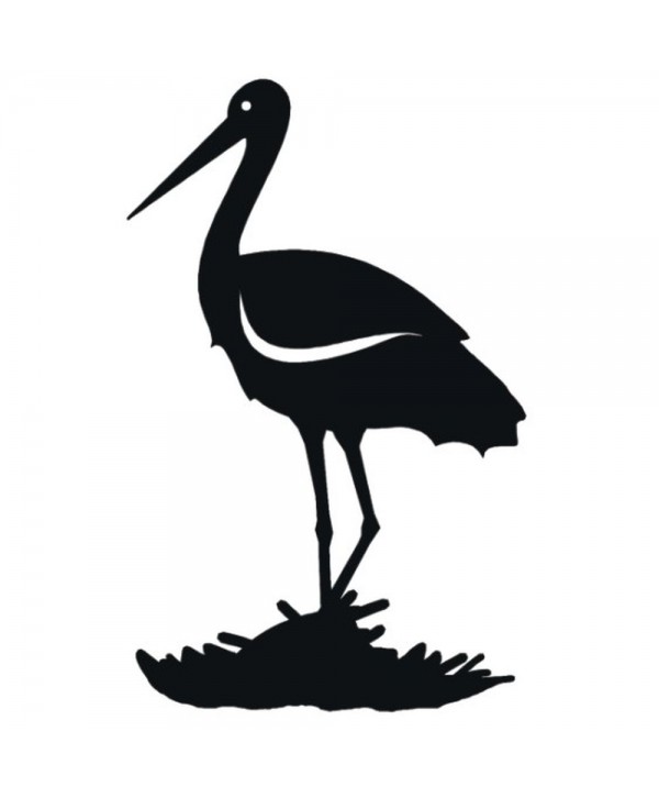 60-CHP Chapa de cigüeña para decorar