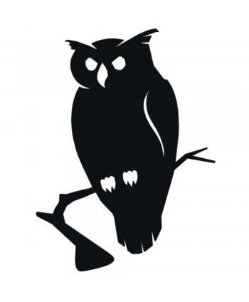 61-CHP Búho de chapa de hierro