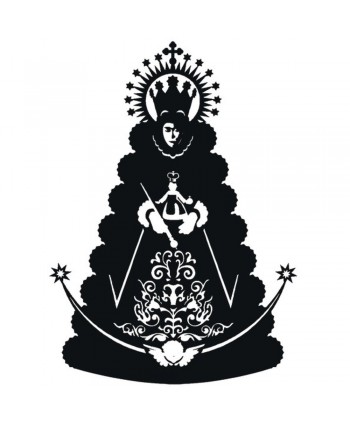 65-CHP Virgen en chapa de hierro