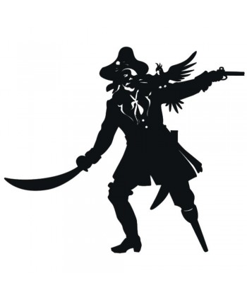 86-CHP Chapa de pirata en hierro