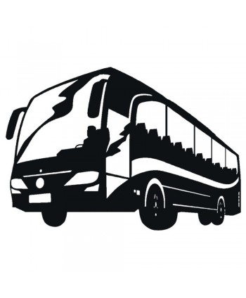 87-CHP Silueta de bus plana