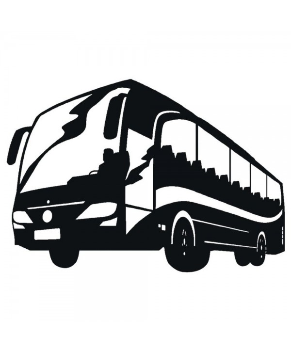 87-CHP Silueta de bus plana