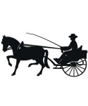 93-CHP Chapa decorativa de carruaje