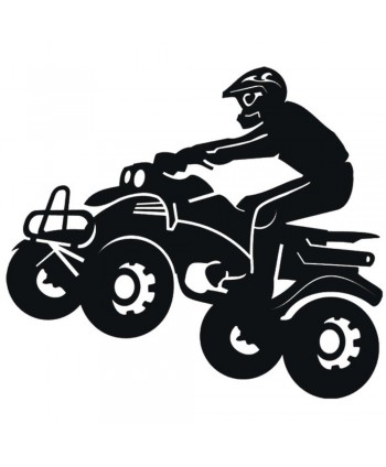 105-CHP Quad con conductor en chapa plana