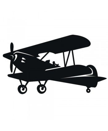 106-CHP Dibujo de avioneta de hierro