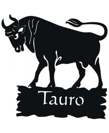 114-CHP Tauro decorativo en chapa