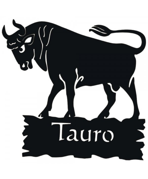 114-CHP Tauro decorativo en chapa