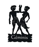 115-CHP Chapa decorativa de Géminis