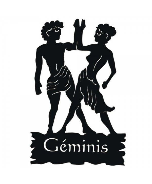 115-CHP Chapa decorativa de Géminis