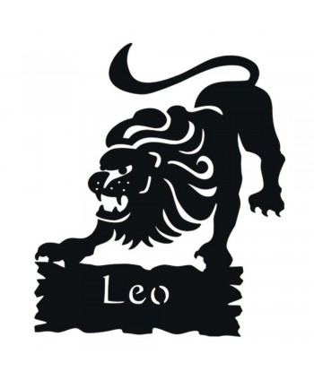 117-CHP Signo Leo de chapa