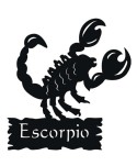 120-CHP Horóscopo Escorpio en chapa