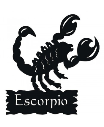 120-CHP Horóscopo Escorpio en chapa