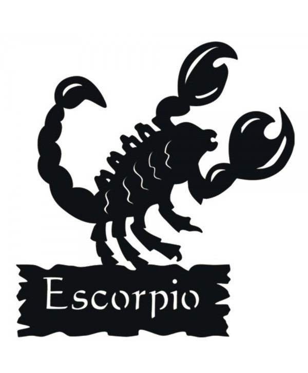 120-CHP Horóscopo Escorpio en chapa