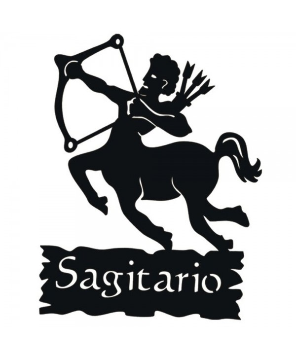 121-CHP Dibujo de Sagitario en chapa plana