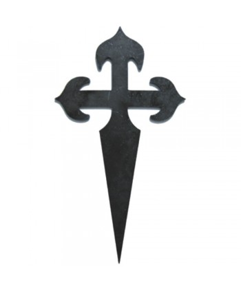 124-CHP Silueta de Cruz de Santiago en chapa