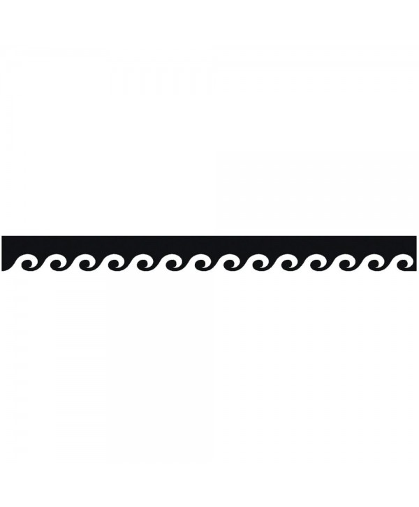 138-CHP Faldón dibujo de olas en chapa