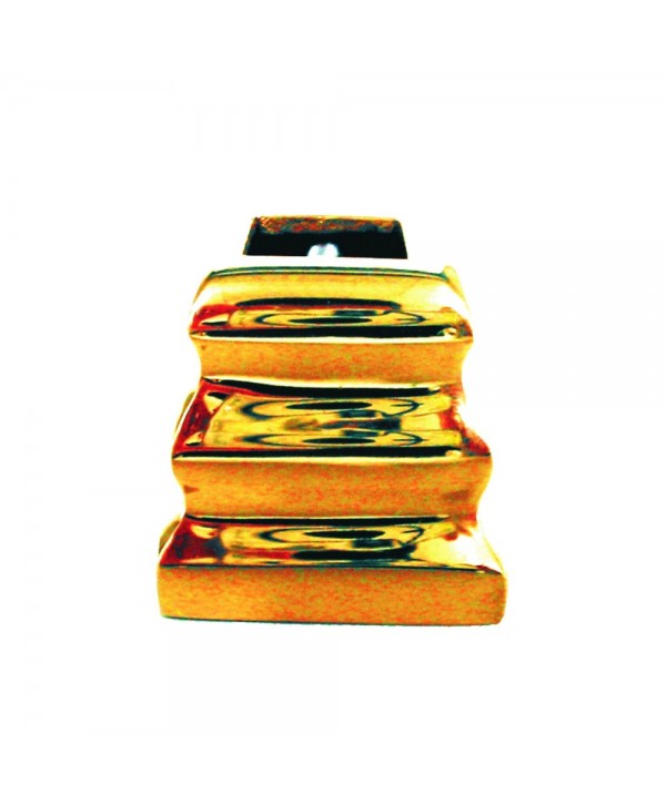 7-ML Macolla cuadrada escalonada laton