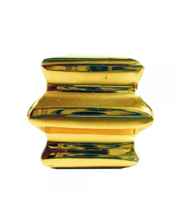 10-ML Macolla latón brillo con diseño sencillo