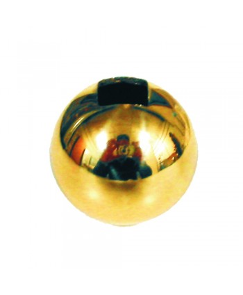 65-ML Macolla bola latón con agujero cuadrado